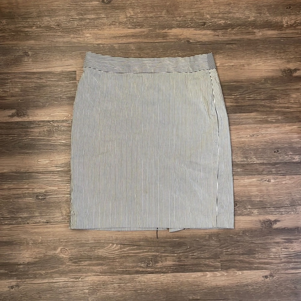 Banana Republic Striped Pencil Skirt